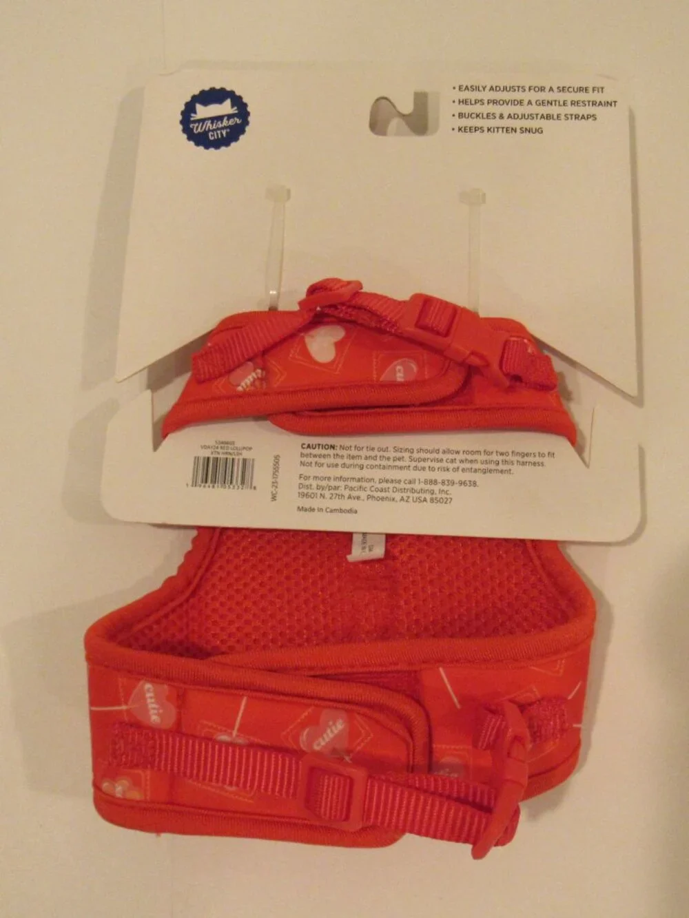 NEW KITTEN/SMALL CAT COMFORT HARNESS WITH MATCHING LEASH